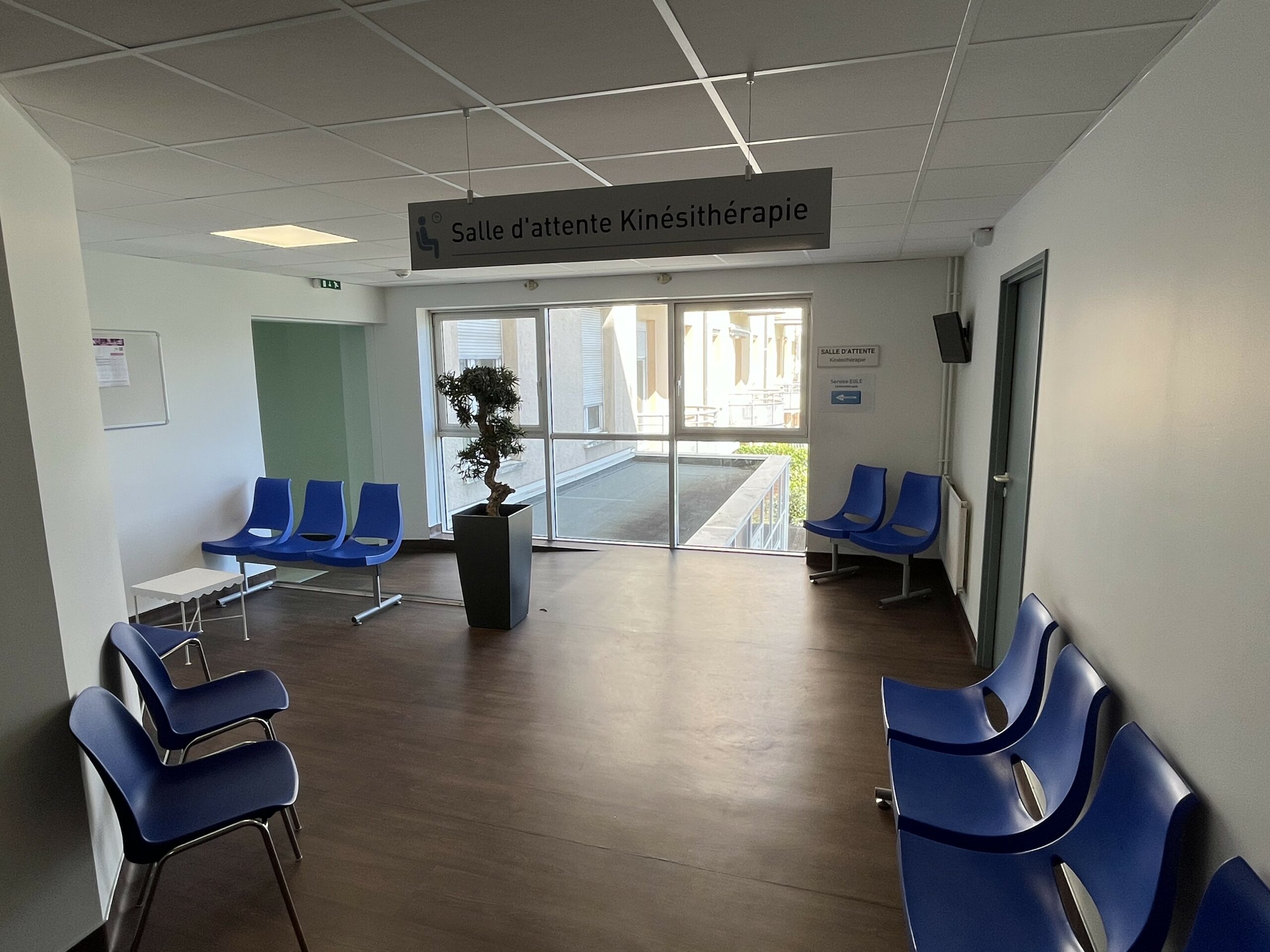 Salle d'attente kinésithérapie